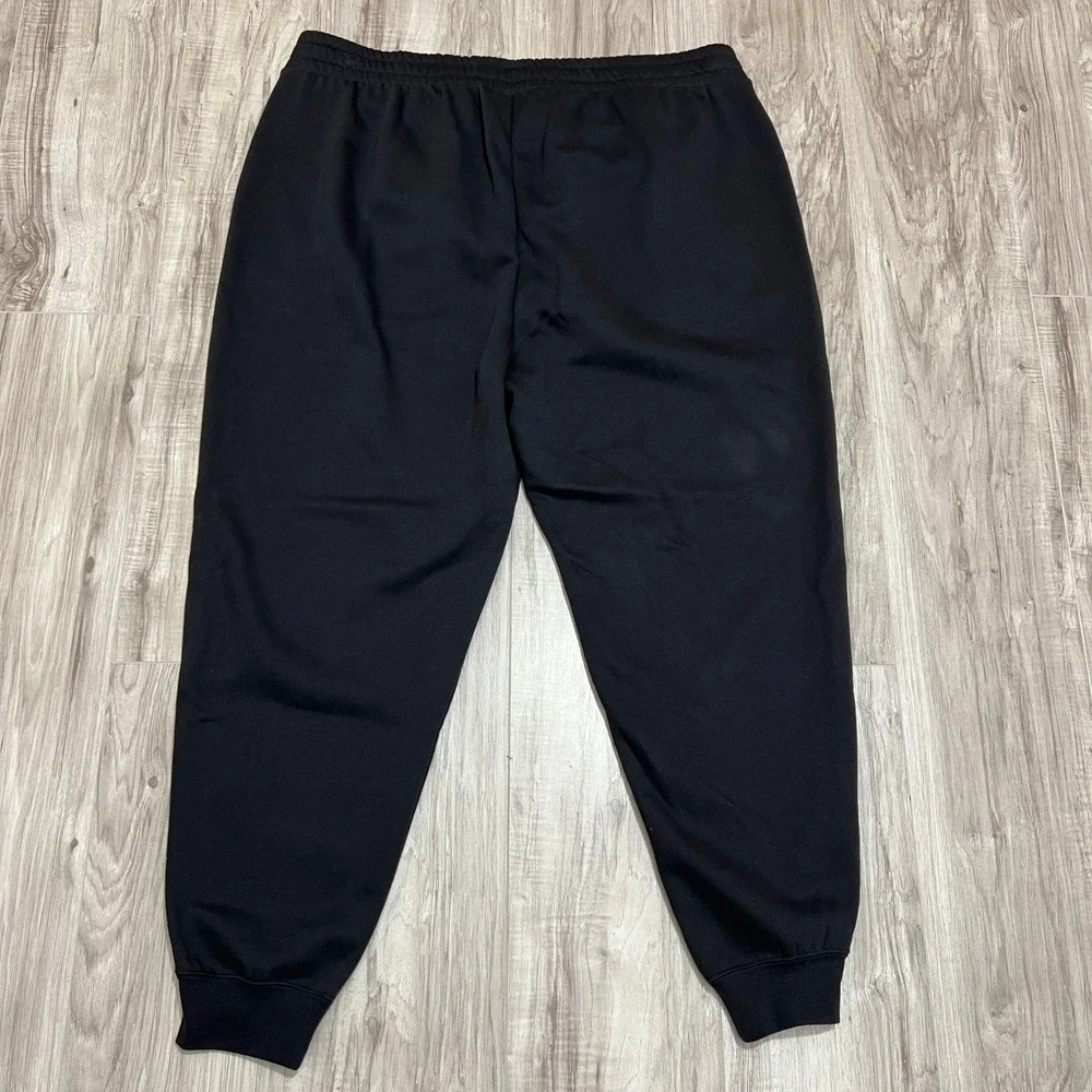 Puma Women's Plus Size 3X Essentials High Waisted Fleece Sweatpants Black